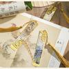Retro Metal Bookmark Hollow Bronzing Book Mark With Tassel For Reader Writers Lovers Students Stationery Gifts School Supplies