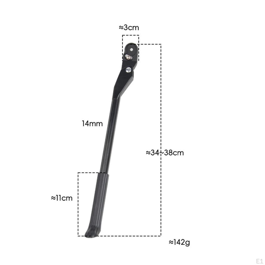 Schnellspann-Achse Ständer Rippen Verstellbar Fahrrad Schwarz Radsportausrüstung 26 Zoll