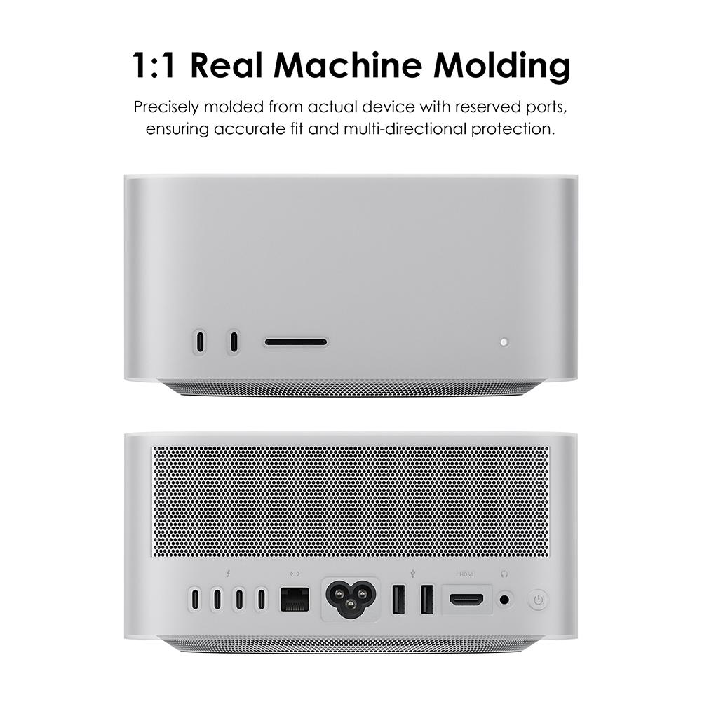 For Apple Mac Studio 2025 Silicone Case Shockproof Soft Skin Cover Anti-scratch Silicone Sleeve Waterproof Protective Cover