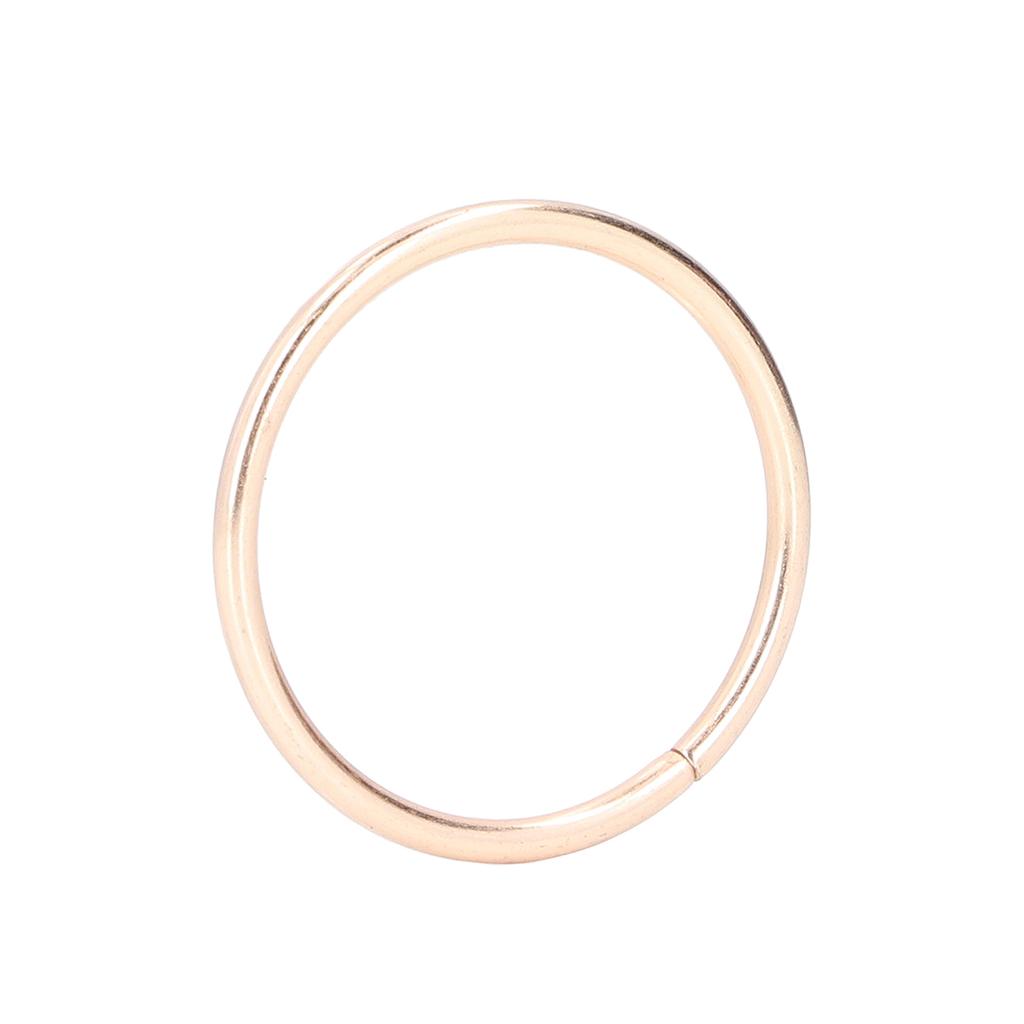 50Pcs Metal Rings Iron Material Durable Sturdy Multifunctional Glossy Bright Color Metal O Rings
