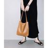 [BEAURE]Bure A4 Vertical Tote Bag with Gusset Genuine Leather Cow Side Cow Leather (CML)