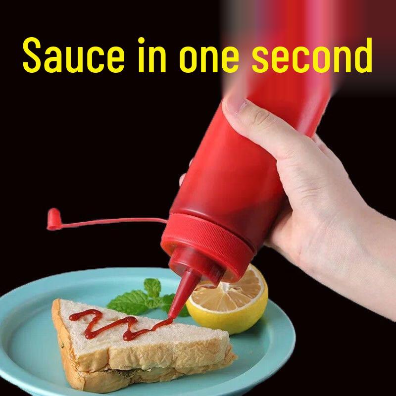 ZISIZ Plastic Squeeze Sauce Bottle