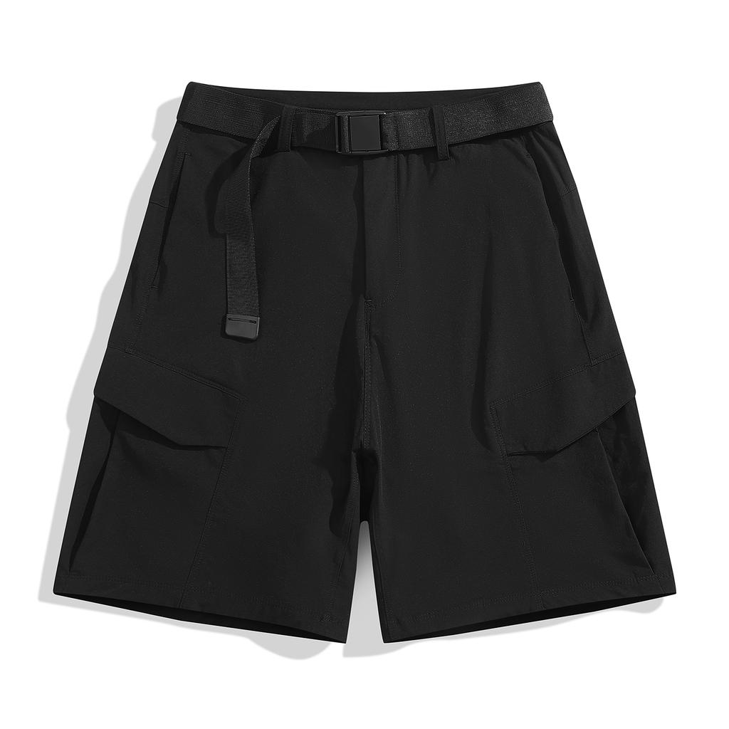 Outdoor Workwear Casual Straight-leg Mid-pants Men's Lightweight Sports Pants Ice Silk Quick-drying Shorts