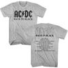 AC/DC Back In Black Album T-T-shirt Tops Tees Men's Women's Unisex