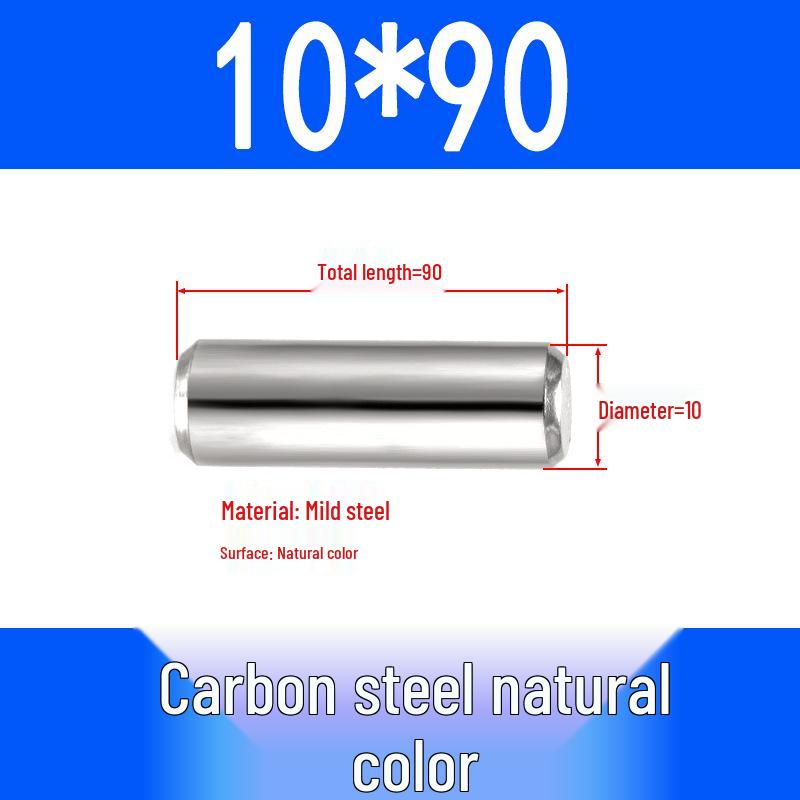 GB119 Iron Cylindrical Positioning Pin - Solid Pin Shaft M3M4M5M6M8M10M12