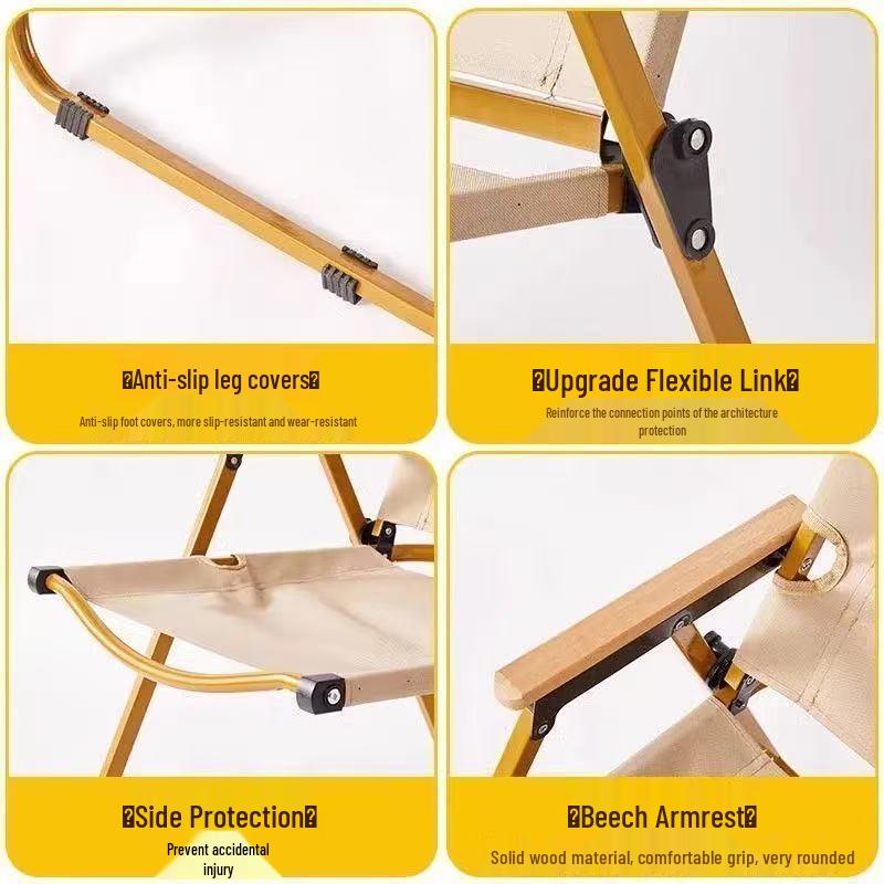 Xiwei Portable Folding Kermit Chair for Outdoor Camping and Fishing