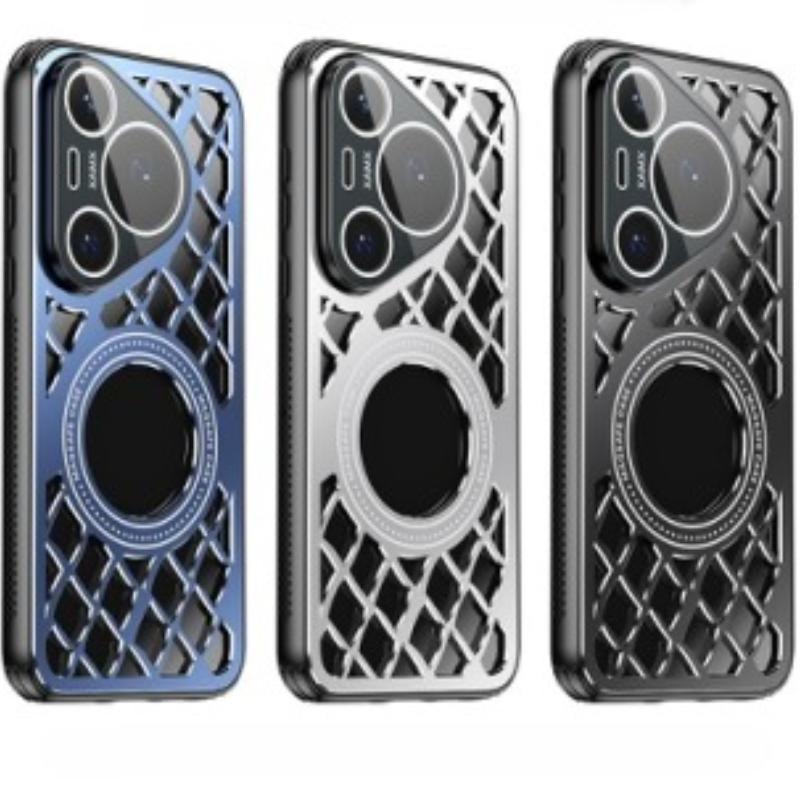 Für Magsafe Aluminiumlegierung Wärmeableitung Stoßfestes Gehäuse Für HUAWEI Pura 70Ultra 70 Pro Linsenschutz Magnetische Kabellose Lade Bumper Abdeckung