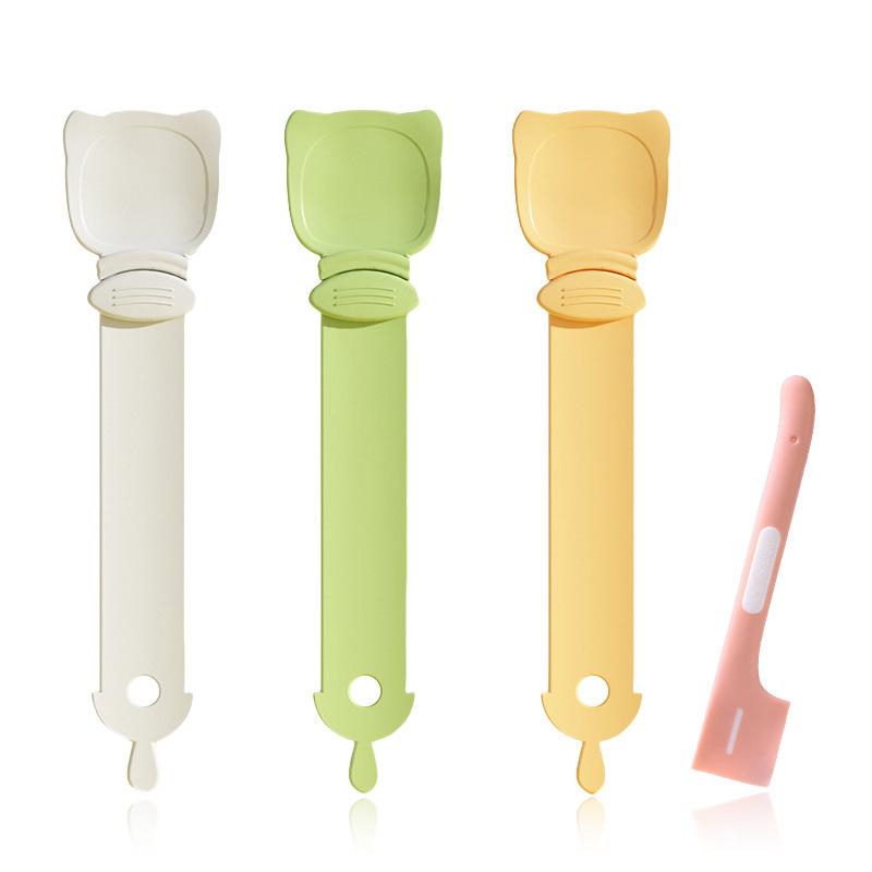 Auslaufsicherer Katzenfutterdosenöffner & Silikonlöffel-Set