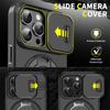 Funda Magnética de Lujo Resistente para iPhone 17 16 15 14 13 12 11 Pro Max Plus con Soporte y Protección Deslizante para la Cámara, Cubierta de PC