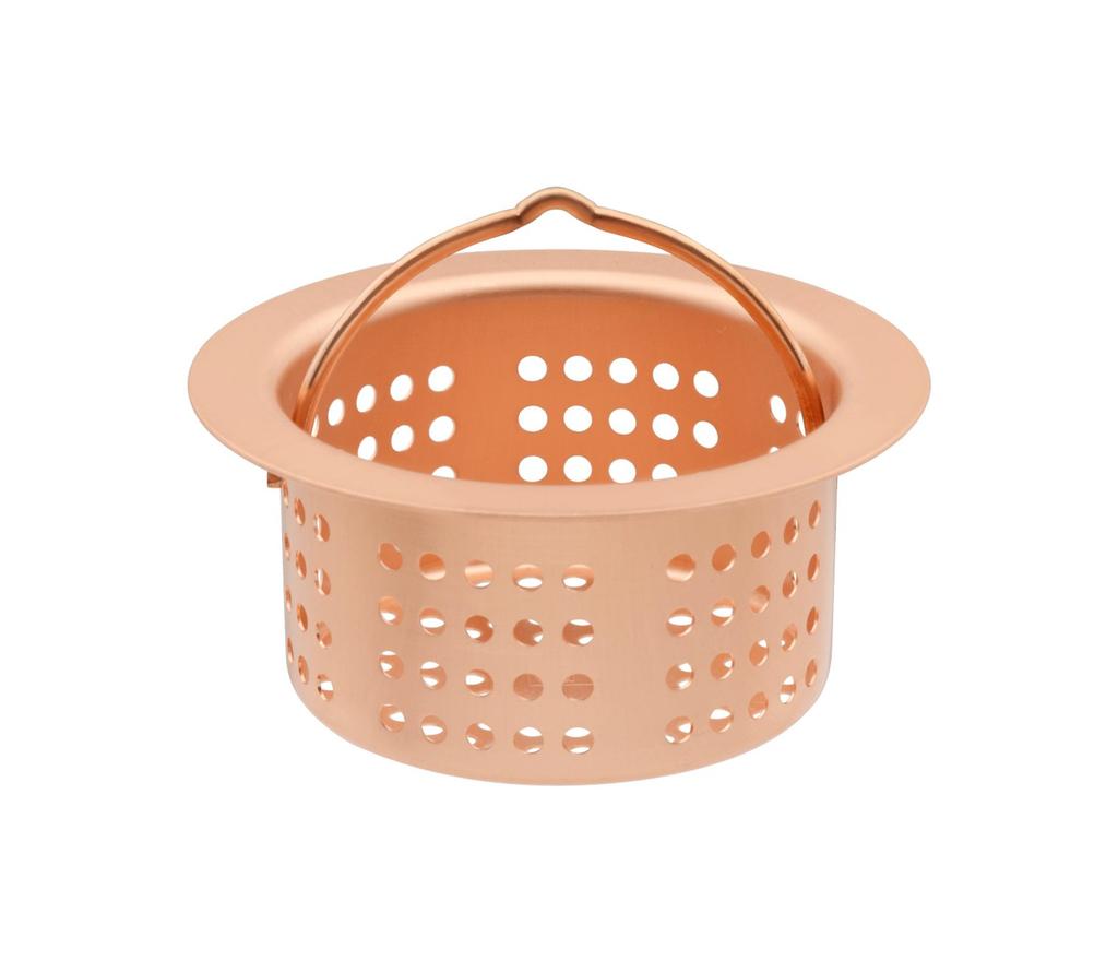 Gaona Sink Drain Garbage Disposal 8cm Antibacterial Copper Cover Garbage Disposal Rental Mini Kitchen GA-PB045