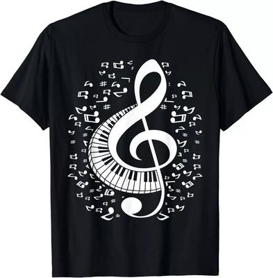 2025/Treble Keyboard Classical Pianist Piano T-Shirt Unisex T-Shirt