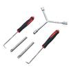 1Set Carbon Steel Impeller Removal Tool Drag Hook Handle Inner Drum Washing Machine Repair Tool Wrench Screwdriver Set