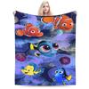 Фланелевое одеяло Finding Nemos Dorys Bruce Squirt Crush  Забавные пледы для дома 200x150 см Покрывало