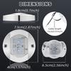 4Pcs 12V LED Marine Boat Interior Light Courtesy Light Cabin Deck Walkway Stern Light  for Camper Van Caravan Motorhome Boat RV