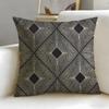 Geometric Patterns Cushion Cover Soft  EasyWash Pillow Case  Versatile for Couch Bed Travel and Office