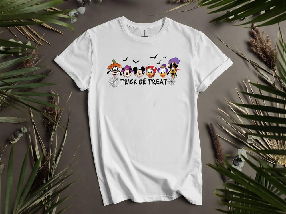Trick Or Treat Mickey's Friends T-shirt T Shirt Men Women Unisex Tshirt I212