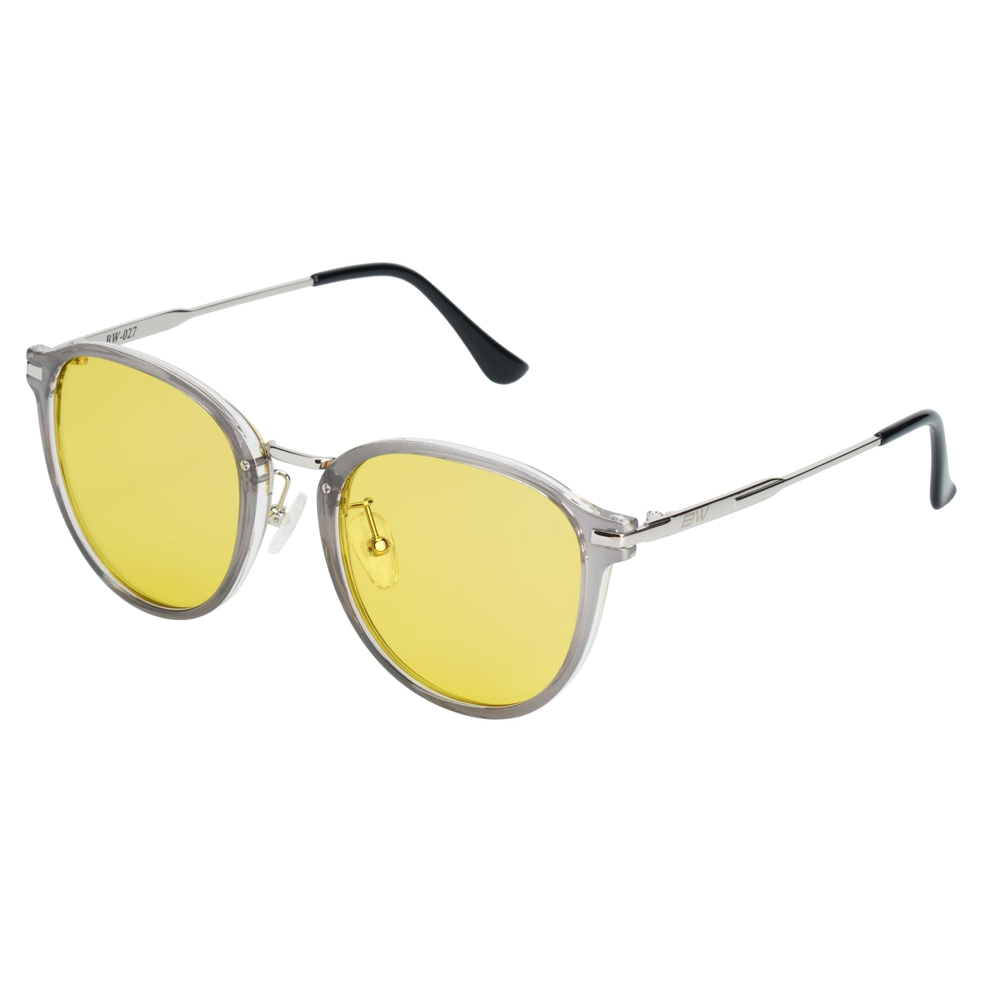 

Night Glasses Ash Gray YELLOW Night Driving Night Fishing [Bunnywalk] BW-027 BW-0272Y