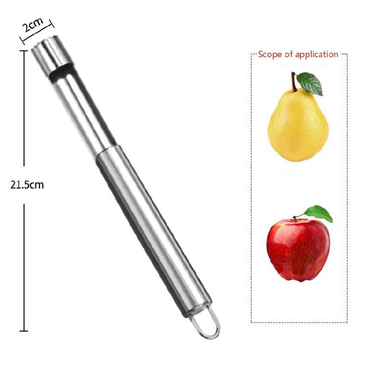 4Pcs Home Fruits Core Remover Tools Stainless Steel Fruit Remover