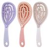 Self Cleaning Vented Hair Brush for Women, Scalp Massage Paddle Brush for Wet Dry Hair, Blow Drying Hair Detangler Brush
