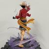 New 41CM One Piece GK Three Forces Hot Blooded Road Flying Cannot Shine Scene Statue Ornament Handmade Model Box Set