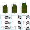 Outdoor-Camping-SUV-Auto-Seitenzelt, UV-Schutz-Carport, tragbarer Auto-Überdachung-Camper-Anhänger-Sonnenschutz für Camping, Outdoor