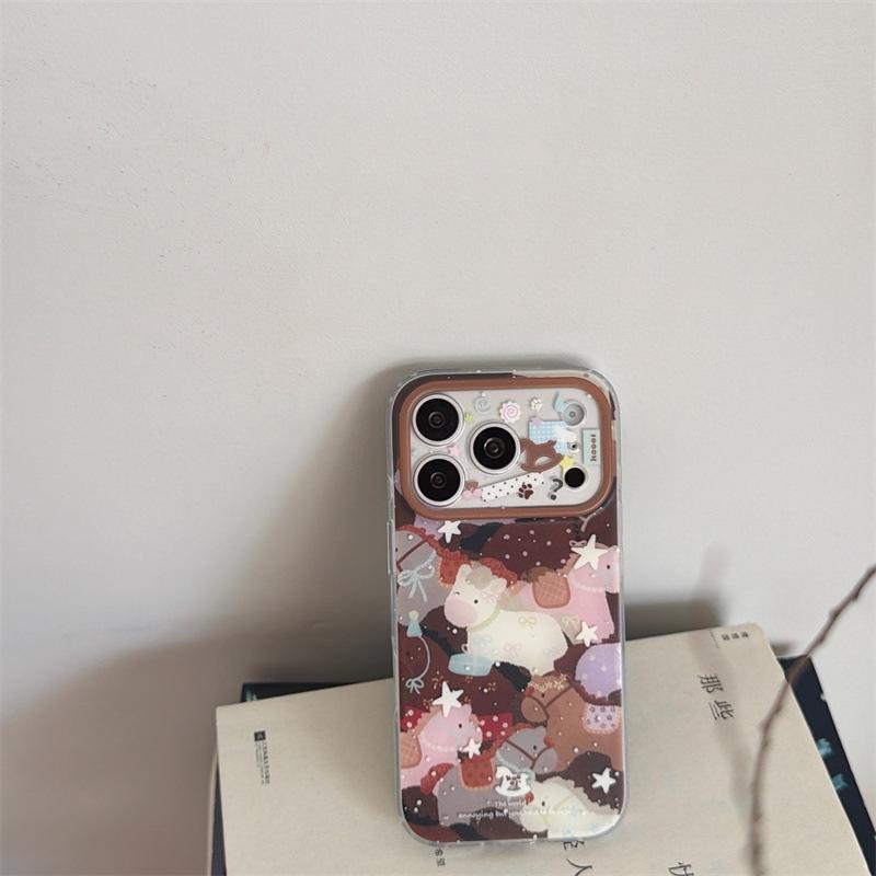 

Ink Splash Stars Horse Case for iPhone 17/16ProMax/15/14: New Personalized Design. iPhone 15 Pro Max