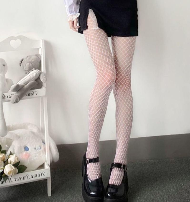 Meias arrastão pretas: Meias de Rede Sexy para Mulheres