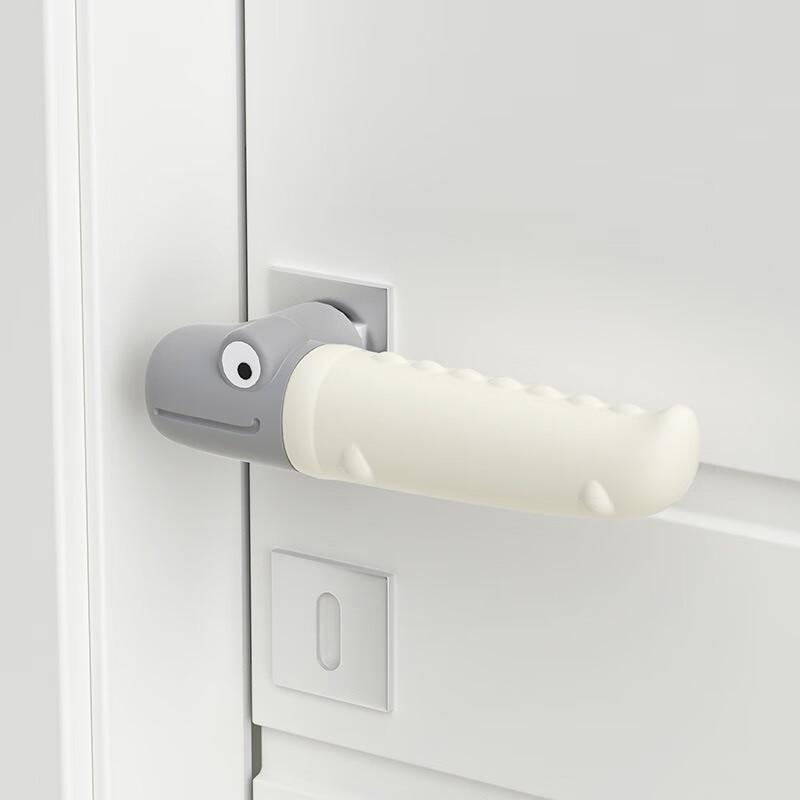 Fumaiide Silicone Crocodile Door Handle Protector 2-Pack