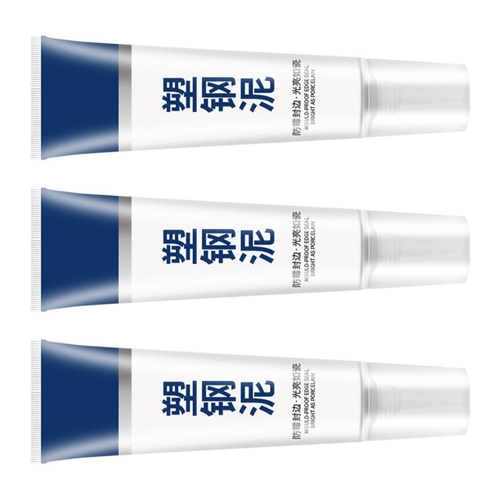 3Pcs Mold Resistant Waterproof Sealant Kitchen Bathroom Anti Mildew Glue Epoxy Resin Leak Plugging and Caulking Sealant