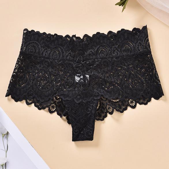 80 Kg Oversized Women's Underwear Sexy Girl Lace Panties Pure Cotton Thong