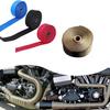 Taśma izolacyjna do rur wydechowych motocykla samochodowego z 4 stalowymi opaskami