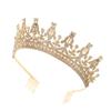 Full Diamond Crown, Bridal Headwear, Wedding Headband, Studio Dance Party Hair Accessories, Tiara, Large Crown