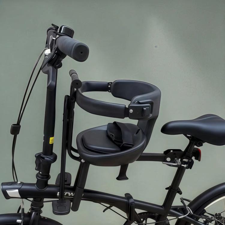 Hurtigutløser Sammenleggbart Sykkelbarnesete med Sikkerhetsrekkverk