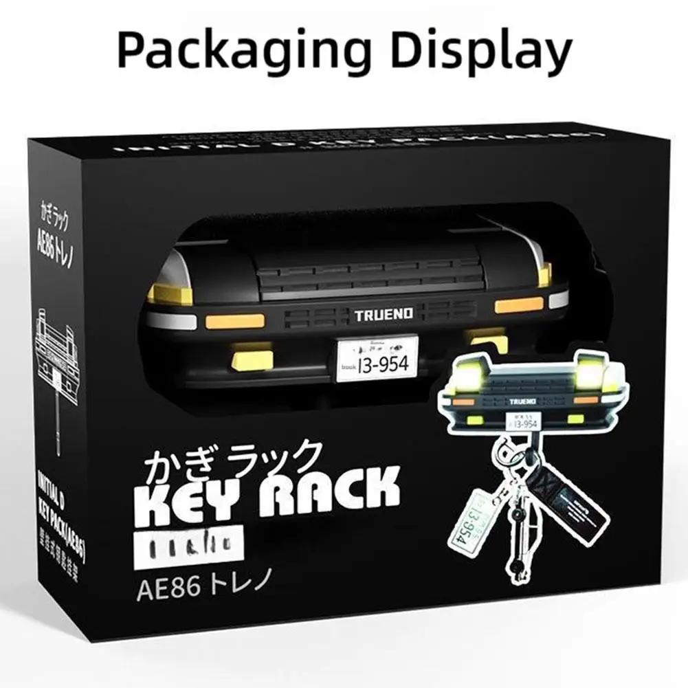 AE86 Držák na klíče s přívěskem na klíče pro auto Dekorace Kreativní Starší Věšák na klíče Nástěnný Háčky na klíče Domácí Dekorace Pokojová Dekorace Dárek pro nadšence