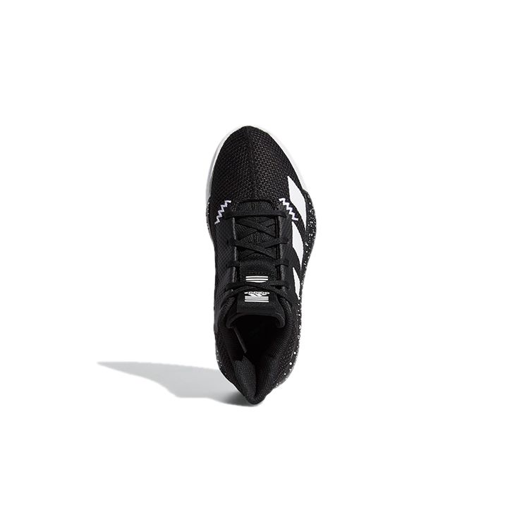 Adidas Pro Next K Durable Mid-Top Kids Basketball Shoes Kids Sneakers Black White EH3061