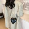 Cute Heart-shaped Small Bag for Women In Summer New Fashion Chain Box Bag Niche Single-shoulder Crossbody Bag