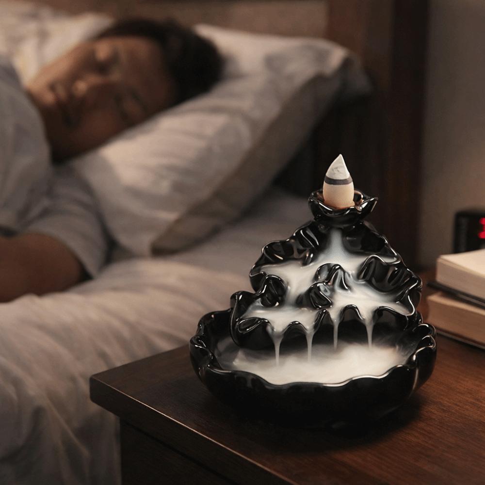 Mini Backflow Incense Burner Alpine Flowing Water Incense Burner Ornament  Meditation