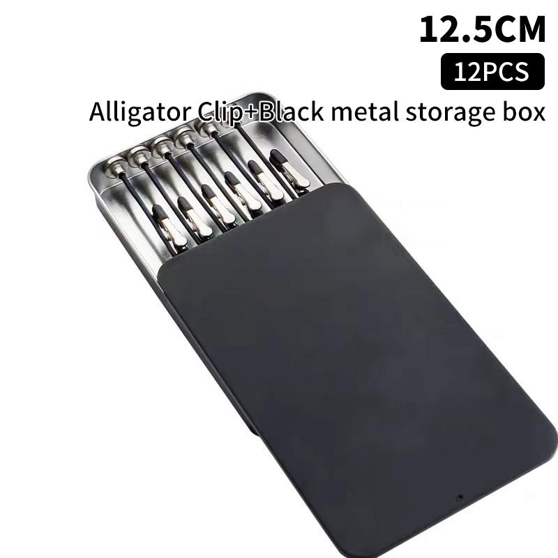 10/12Pcs Third Hand With Strong Magnetic Base Flexible Arms Pcb Holder For Electronics Repair - Alligator Clip Welding Tool
