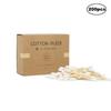 Cotton Swab Organizer Storage Bamboo Cover Acrylic Round Organizer Makeup Storage Box Container Organizadores
