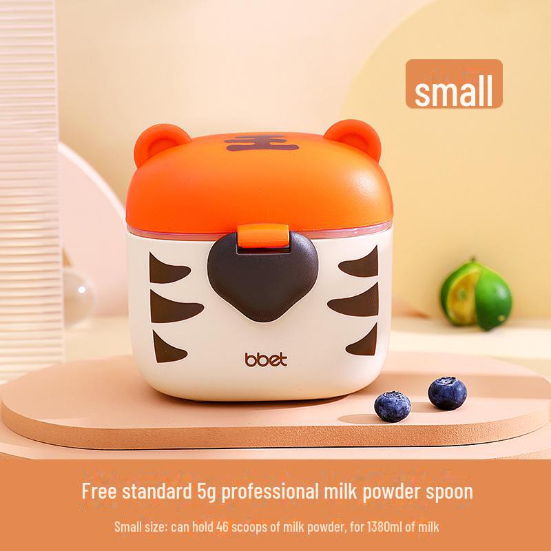 Portable Large-Capacity Baby Milk and Rice Powder Storage Box - Moisture-Proof and Sealed for Travel