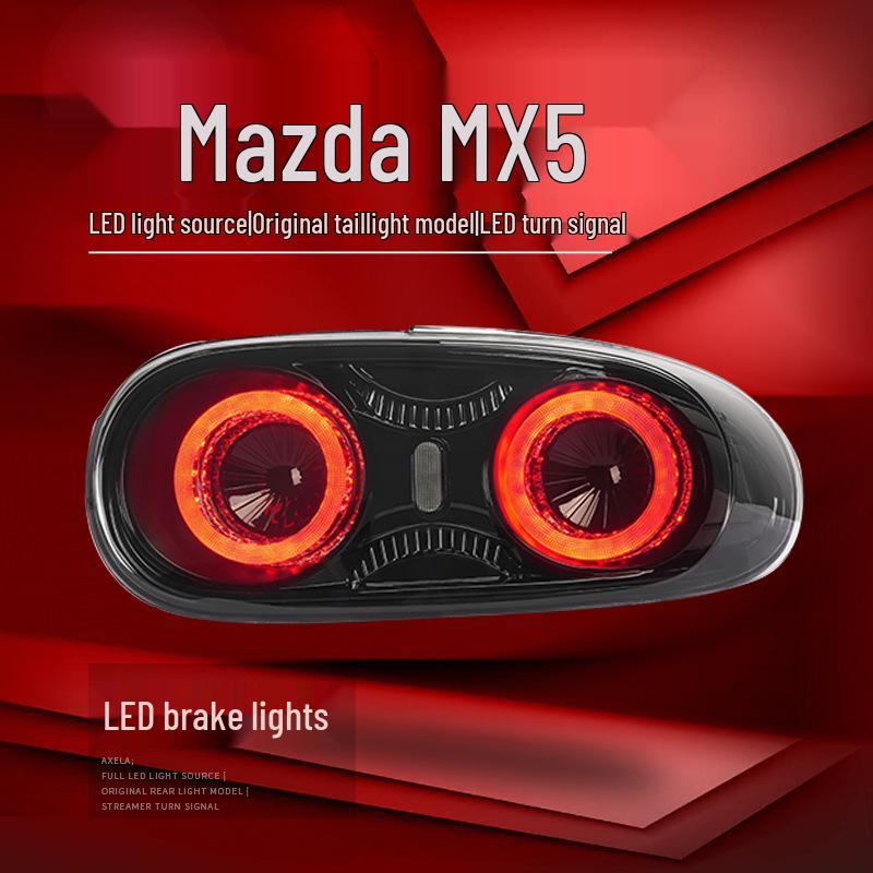 LED Taillight Assembly with DRL, Turn Signal, Brake, and Reverse Lights for 2005-2015 Mazda CX-5