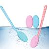 Hanging Hole Bath Body Brush Long Handle Body Lotion Applicator Shower Body Scrubber  Legs