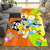 Bluey's Colorful Friends Carpet Perfect for Dormitory Decorate room Outdoor Kitchen Antislip Carpet Office home decor Perfect Gift for Friends & Famil