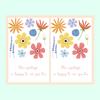 10-50Pcs Thank You Sticker This Package Is Happy To See You Too Flower Stickers Seal Label For Small Business Package Decor