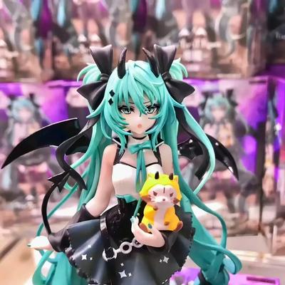19Cm Anime Hatsune Miku Figure Demon Series Virtual Singer Manga Figurines Model Toys Desk Cake Decoration Kawaiii Toy Gift Hot