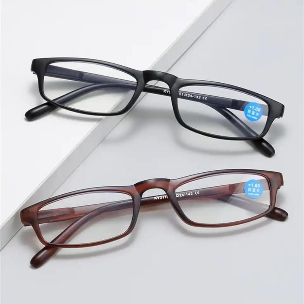 Spectacle Lens Power +100 To +400 Anti Blue-ray Glasses Finished Far Sight Eyeglasses  Women/Men
