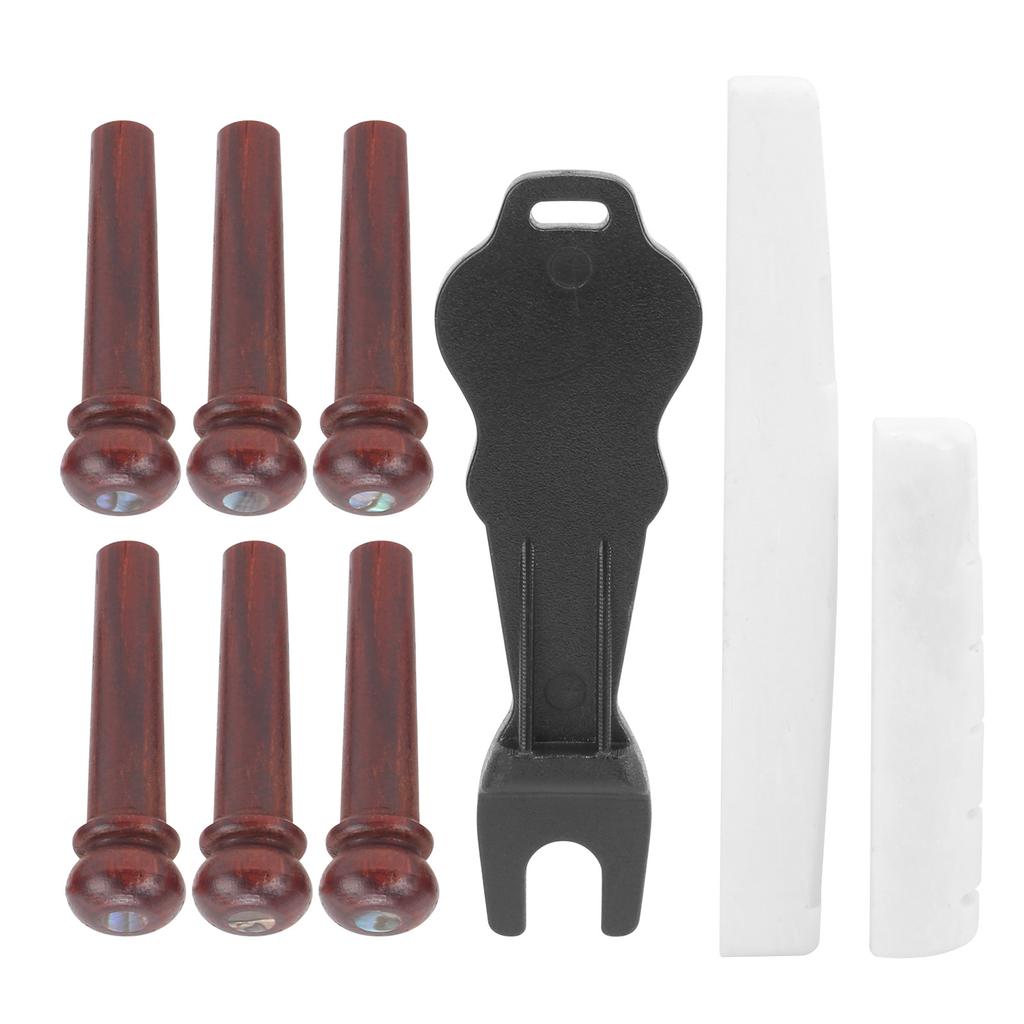 Gitarrenbrückenstift-Zieher aus Cocobolo-Holz, Zubehör für Saiteninstrumente, ErsatzMX0230D