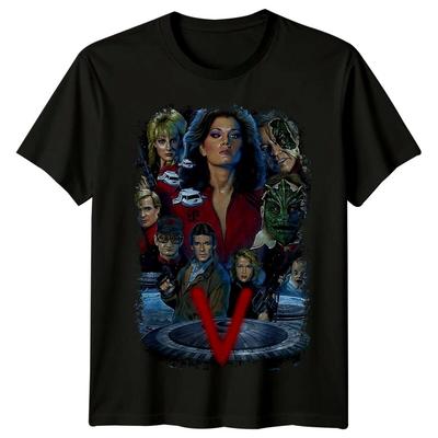 V (1984) T-Shirt im Retro-80er-Jahre-Stil, inspiriert von Filmplakaten