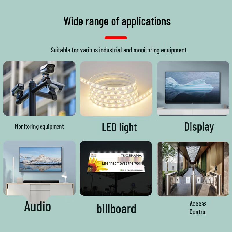 Little Ear Centralized Power Supply Adapter for Surveillance Cameras