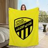 Al-Ittihad Club Football Blanket Blanket for Couch Sofa Travel Home Hiking Picni Bed Beding Flannel Blanket birthday gift